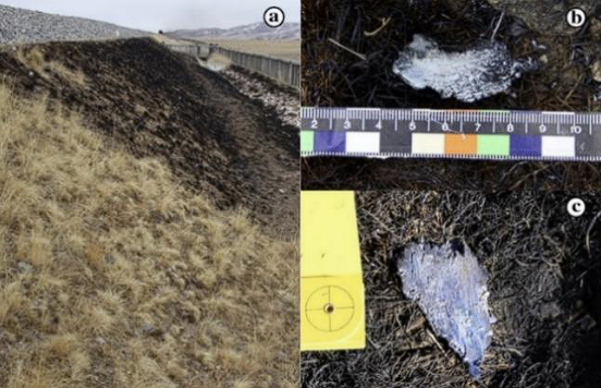 由閘瓦爐渣造成的護坡起火引起的思考