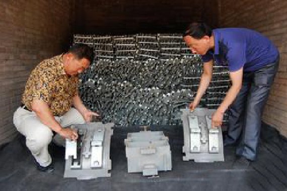 消失模鑄造火車閘瓦工藝